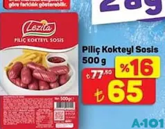 PİLİÇ KOKTEYL SOSİS 500 G fiyat ve kampanya bilgisi